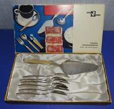 Wirths Bestecke Toledo-Geschenkserie Nr. 213 Kuchen-Garnitur Hartvergoldet | OVP