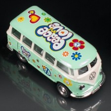 VW Bulli T1 Bus Modelauto | MINT GRÜN Peace & Love | 1962 Volkswagen FlowerPower