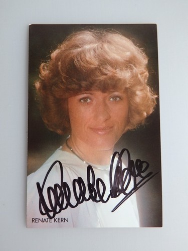 Autogramm renate kern deutsche - autogramm,
