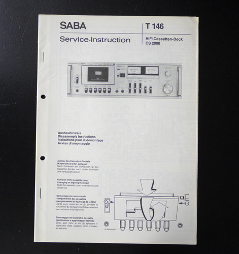 Original saba cs2000 cassetten - original,