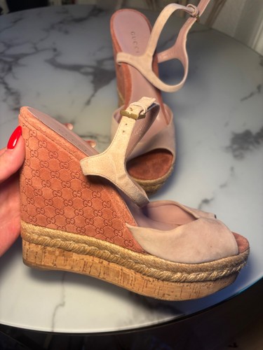 Gucci suede guccissima cork - &,