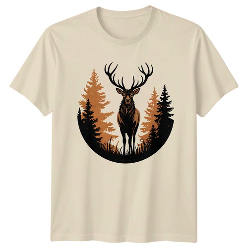 Majestätischer hirsch - hirsch, im