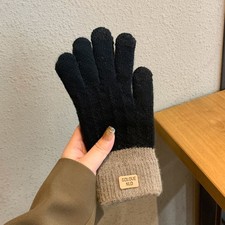 Frauen Damen Plüsch weich thermisch isoliert extra warmer Winter Handschuhe  DHL