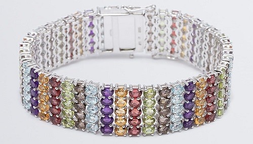 Armband 925 silber rhodiniert - 925,