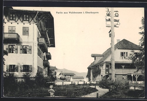Ansichtskarte walchensee - ansichtskarte, i