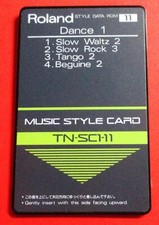 Roland - Music Style Card -