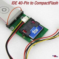 PROFESSIONAL QUALITY NEW IDE 40-POL TO COMPACT FLASH ADAPTER CF-CARD ALL PCs