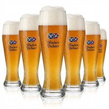 6x Hacker Pschorr Bier Glas
