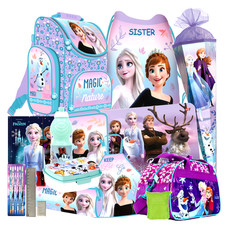 Disney Frozen Eiskönigin 21 Teile Set SCHULRANZEN Ranzen SCHULTÜTE 85 Federmappe