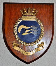 SS Star Princess Station Zimmer Schild Plakette Wappen Handelsmarine MN Kreuzfahrtschiff