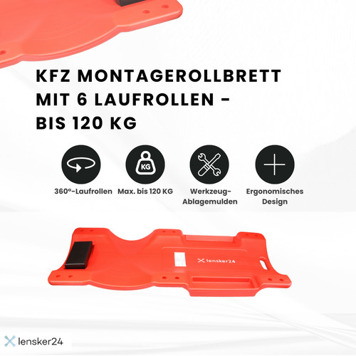 Kfz montagerollbrett rollbrett - montagerollbrett,