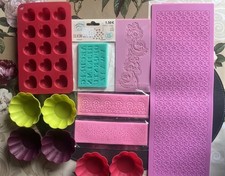 Konvolut Silikonformen, sehr selten benutzt, Kuchenform.