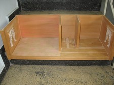 Puppenstube 3 Zimmer  v Dora Kuhn  , Puppenküche-Puppenhaus