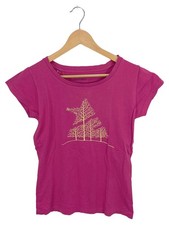 Zimtstern Damen T-Shirt Pink Gr. 40/L Grafik Natur Baumwolle Freizeit