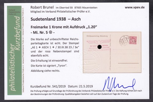 Sudetenland asch 5 - ,