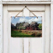 Blechschild Dampflok Lok