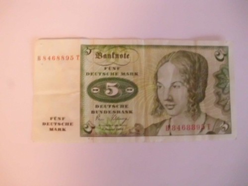 5 dm deutsche mark - x,