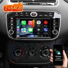 Android 15 Autoradio Carplay Für Fiat Grande Punto EVO Linea 2010-2012 GPS RDS