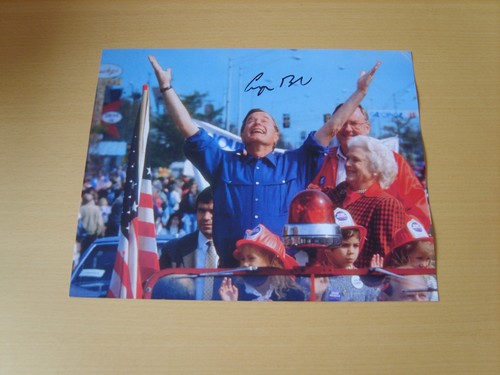 George bush original - original, signed