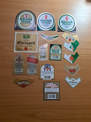 Bieretiketten berliner - ☆☆bieretiketten,