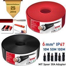 6mm² Solarkabel Solarleitung