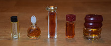 Set / Konvolut aus 5 Miniatur Parfüm / Parfum Flacons, Juvena, Benetton, etc.