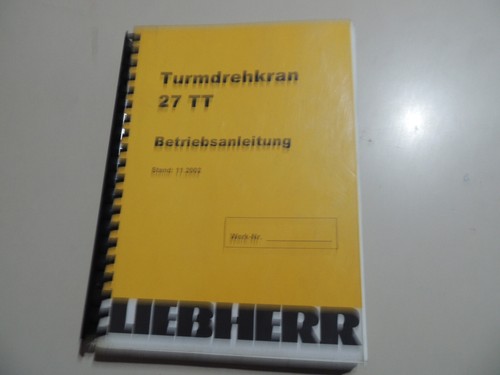 Liebherr turmdrehkran form - liebherr,