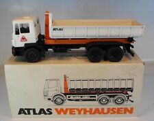 Conrad 1/50 Nr. WeMo MAN 3-achs LKW Abrollkipper Atlas Weyhausen OVP #8394