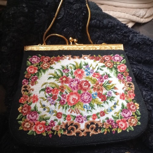 Petit point abendtasche - point,