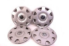 Satz 4 Radzierblenden 16" VW Golf 5 Jetta Touran Radkappen m. Emblem 1T0601147C