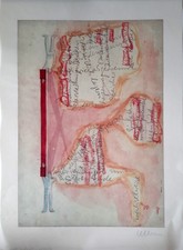 FRANZ ERHARD WALTHER - Geste entwickelt Sprache II.  Offset, Griffelkunst 293 C6