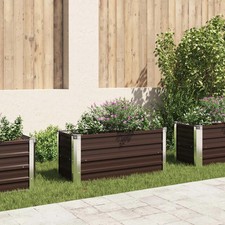 Garten-Hochbeet Braun 100 x 40