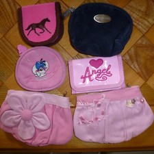 Set Geldbeutel Portemonnaie Etui rosa Pferde Diddl Blume - ideal Adventskalender