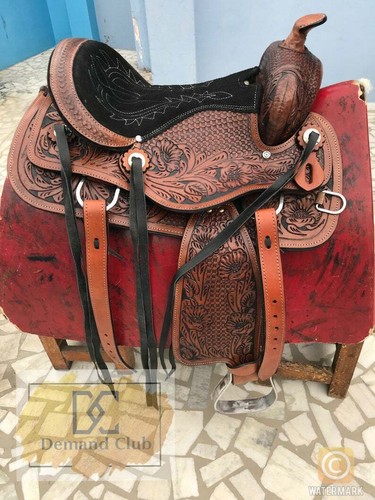 Western ledersattel pferd - western,