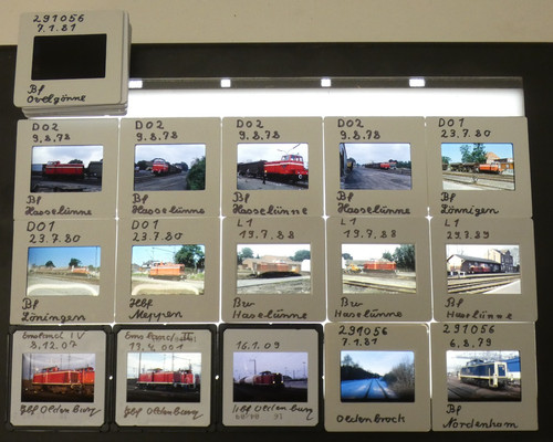 Slides locomotives - of,
