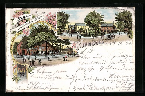 Lithographie hamburg niendorf - lithographie, hamburg-niendorf