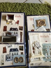 Vintage puppenhaus möbel set - vintage,