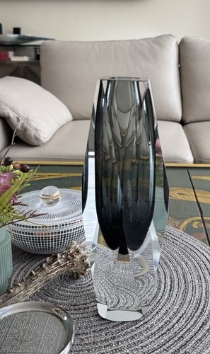 Murano glas blockvase mid - murano,