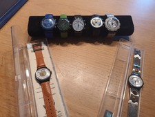 Swatch Uhren Konvolut Alte Modelle 7 Stück, Top