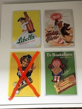 3 Nostalgische Blechschilder