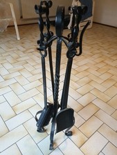 Altes Kaminbesteck H 80 cm
