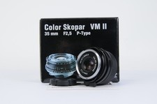  Voigtländer COLOR-SKOPAR 35mm F2.5 VM II (Wie Neu!) Leica-M FOTO JESCHNER