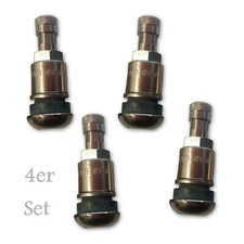 4x Metallventil Stahlventil