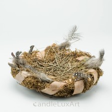 Osternest 3 Farben Natur braun