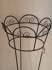 Staudenhalter (LI), Pflanzenstütze, Metall braun, Antikoptik, Ø 30 / 37 / 45 cm