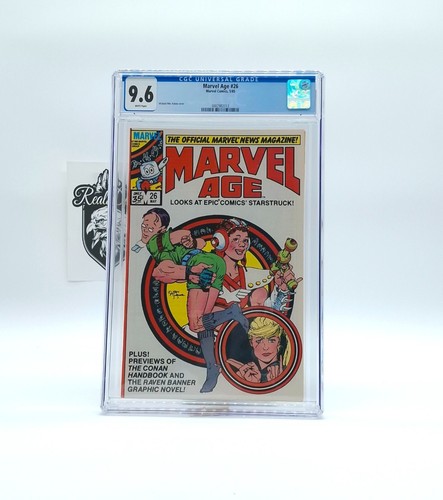 Marvel age cgc 6 1985 - 26, 9.6