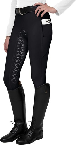 Damen reitleggings mit silikon - reitleggings,