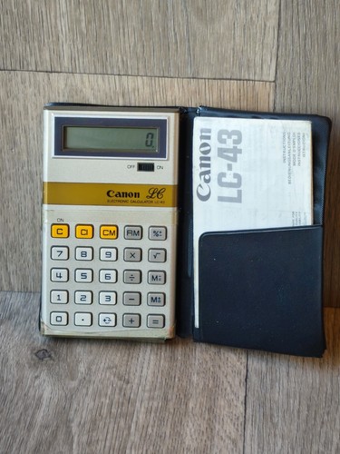 Canon electronic calculator - canon,