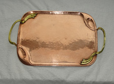 Jugendstil Tablett Kupfer