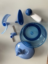 Tupperware Quick Chef Zerkleinerer Küchenhelfer Blau